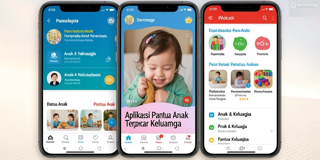 Tampilan antarmuka aplikasi Pantau Anak yang user-friendly.