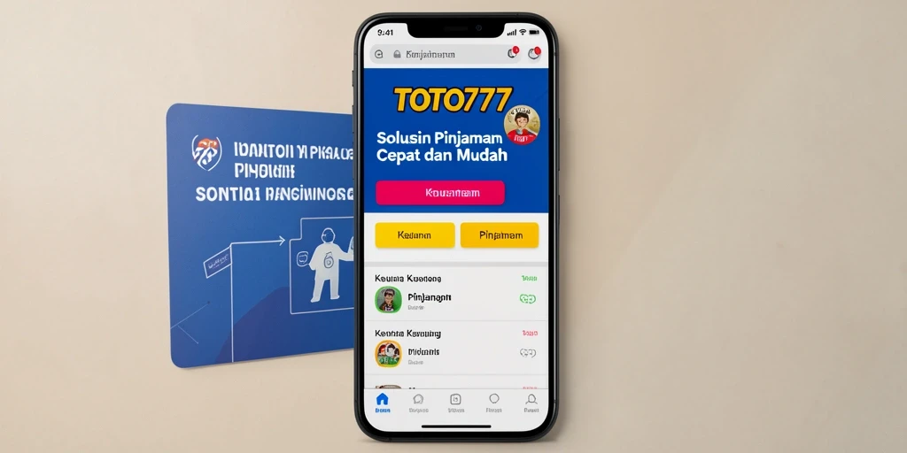 Tampilan antarmuka TOTO777 yang ramah pengguna untuk pinjaman.