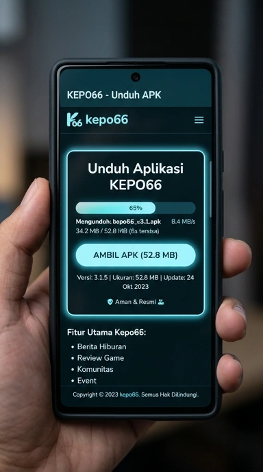 Tampilan halaman APK kepo66